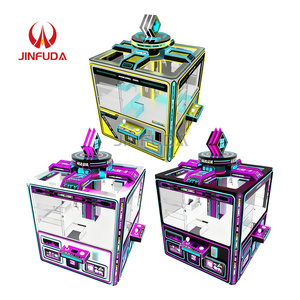 Nouvelle conception de machine à cadeaux commerciale à pièces, Happy Hour, 4 personnes, <span class=keywords><strong>grue</strong></span> à griffes et attrape-confiseries pour bars et rassemblements sociaux - Product Image 4