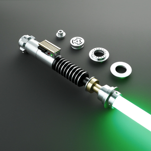 Kit électronique sabre laser LED RVB Idée cadeau cosplay festive pour les fêtes d'anniversaire et de mariage des enfants Inspiré <span class=keywords><strong>Luke</strong></span> Leia <span class=keywords><strong>Skywalker</strong></span> - Product Image 2