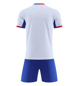 Jersey Sepak Bola Musim Panas Anak Unisex Lengan Pendek Seragam Tim Cetak Huruf Bahan Poliester untuk Siswa Sekolah Dasar - Product Image 4
