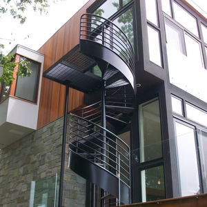 Escaleras Espirales <span class=keywords><strong>de</strong></span> <span class=keywords><strong>Madera</strong></span> Modernas YL, <span class=keywords><strong>Escalera</strong></span> Espiral Metálica Personalizada para Interiores y Exteriores - Product Image 6