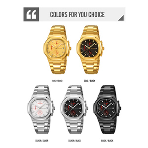 Reloj robusto y duradero con funciones de visualización de fecha y cronómetro, diseño elegante que ofrece una precisión fiable en la medición del tiempo para diferentes estilos de vida. - Product Image 6