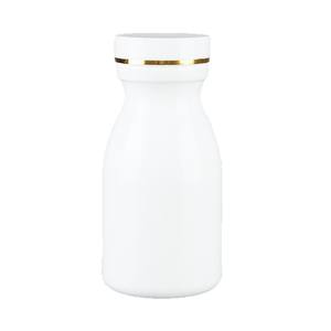 Petite bouteille ronde en PEHD de 100 CC pour médicaments liquides, emballage de comprimés, impression sérigraphique, logo personnalisé, bouteille vide avec bouchon à vis pour jus - Product Image 1