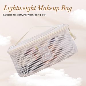 Bolsa de Cosméticos Transparente de Gran Capacidad con Cierre de Cremallera, Ligera, para Viajes, para Maquillaje, para Mujer - Product Image 6