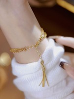 Jam Tangan Gelang Retro Baru BS Wanita Mini Fashion Jam Tangan Wanita Merek Mewah untuk Wanita Hadiah Pacar Hadiah Istri BS Bee Sister