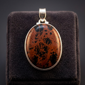 Nuevo Colgante de Plata de Ley 925 con Jaspe Margony, Engaste de Bisel Hecho a Mano, Estilo Étnico, Unisex, 2026 - Product Image 3
