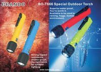 Long Range Flashlight Torch Brando BO-T666 IP68 Waterproof USB Rechargeable Torches Linterna