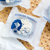 Sacs d'emballage en plastique mat givré de qualité alimentaire avec soufflet latéral et scellage arrière pour snacks et gâteaux de lune, vente en gros de Chine