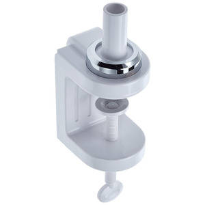 Pinza blanca para lámpara de mesa, ajustable y resistente; ideal para iluminación en espacios de trabajo y lectura. - Product Image 2