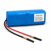 Batterie LiFePO4 12,8 V 4 Ah à longue durée de vie, pack de batteries lithium-ion avec coque PVC IP54 pour alimentation de secours UPS et communication