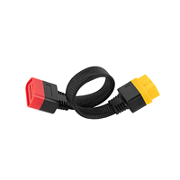 OBDII-cable de extensión macho a hembra, conector OBD2, adaptador extendido, 36CM, 16 Pines, nueva versión