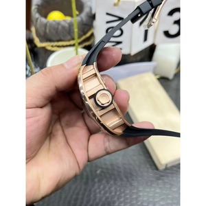 Reloj Mecánico Automático de Lujo con Movimiento de Esqueleto y Tourbillon en Oro Rosa 052, Exclusivo y de Alta Gama para Hombre - Product Image 4