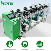 Machine de poinçonnage CNC à cinq cylindres, machine de production de grilles d'aération, ligne de production automatique CNC à positionnement haute efficacité