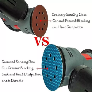 أقراص صنفرة على شكل ماسي ، قرص صنفرة مستديرة من من من من من أجل السنفرة المدارية لأعمال الحجر - Product Image 5