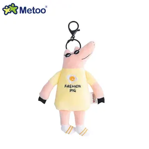 Metoo Toys-llavero de peluche personalizado, Mini llavero de peluche