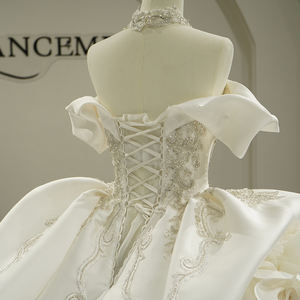 ชุดแต่งงาน Jancember รุ่น Gt26021 ตกแต่งด้วยเลื่อมปักบนผ้าซาตินเนื้อนุ่ม หรูหรา สง่างาม ดูดีมีระดับ - Product Image 5