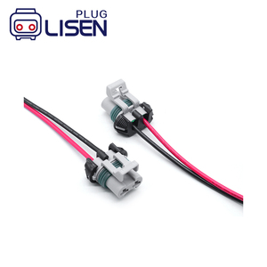 15363990 Ducon Connecteur femelle <span class=keywords><strong>2</strong></span> broches 6,3 mm pour ventilateur électrique de radiateur de réservoir de voiture (pigtail) - Product Image 1