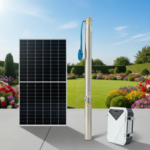 Bomba Sumergible Solar de Alta Presión de 3 Pulgadas, CC Sin Escobillas, 48V/110V, Impulsor de Acero Inoxidable, Bombas para Pozos, Garantía de 3 Años, OEM, 10HP - Product Image 1