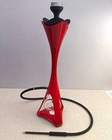Chicha en acrylique brillante et colorée, kit de chicha moderne à forme incurvée pour bar lounge, vente en gros