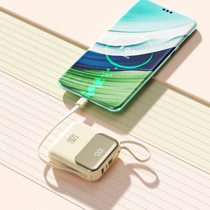 Nuovo Power Bank Portatile da 22.5W con Cavo Integrato, Ricarica Rapida Sicura, Alta Capacità, Batteria Semi-Solid-State Mini, Display LED in PVC - Product Image 6
