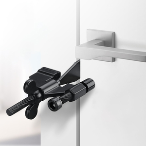 Serrures de verrouillage de voyage en fer portable réglables pour une sécurité accrue et une protection de la vie privée dans les chambres à coucher - Product Image 1