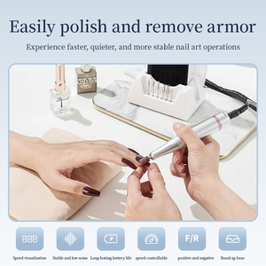 Machine à ongles électrique professionnelle portable rechargeable sans fil, de haute qualité, en acier inoxydable, fabriquée par des experts, à prix abordable - Product Image 4