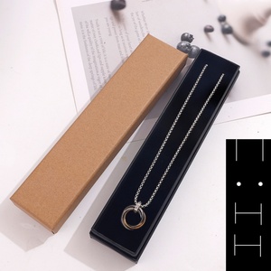 Stock Vintage Kraft Paper <b>Box</b> Jewelry Packing <b>Box</b> Ring <b>Earrings</b> Bracelet Jewelry Storage <b>Gift</b> <b>Box</b> Customization - Product Image 3