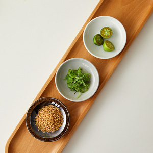 Flavor Dish Porcelain Western Restaurant Seasoning Dish Hot Pot Buffet Snack Sauce Vinegar Dip <b>Small</b> Dish <b>Microwave</b> Safe Light - Product Image 3