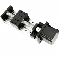 Module de mouvement linéaire à double guide linéaire et vis à billes, course 50-2500 mm, actionneur linéaire de précision pour l'automatisation CNC