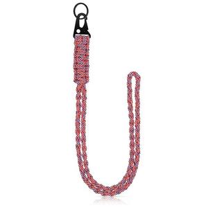 Coloré robuste tissé parapluie corde cou lanière porte-clés hommes et femmes survie en plein air parapluie corde porte-clés - Product Image 6