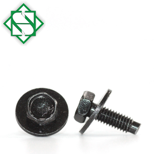M6 X 18Mm BLACK OXIDE HEXAGON Thụt Vào Đầu HIN Vít Máy Với Máy Giặt Trơn - Product Image 4