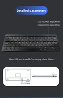 Clavier sans fil ultra-fin 101 touches 2026 pour tablette externe, iPad, ordinateur portable et utilisation au bureau