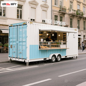 Remorque alimentaire multifonctionnelle personnalisable pour café, bar, bureau et usage extérieur - Chariot alimentaire mobile - Product Image 4