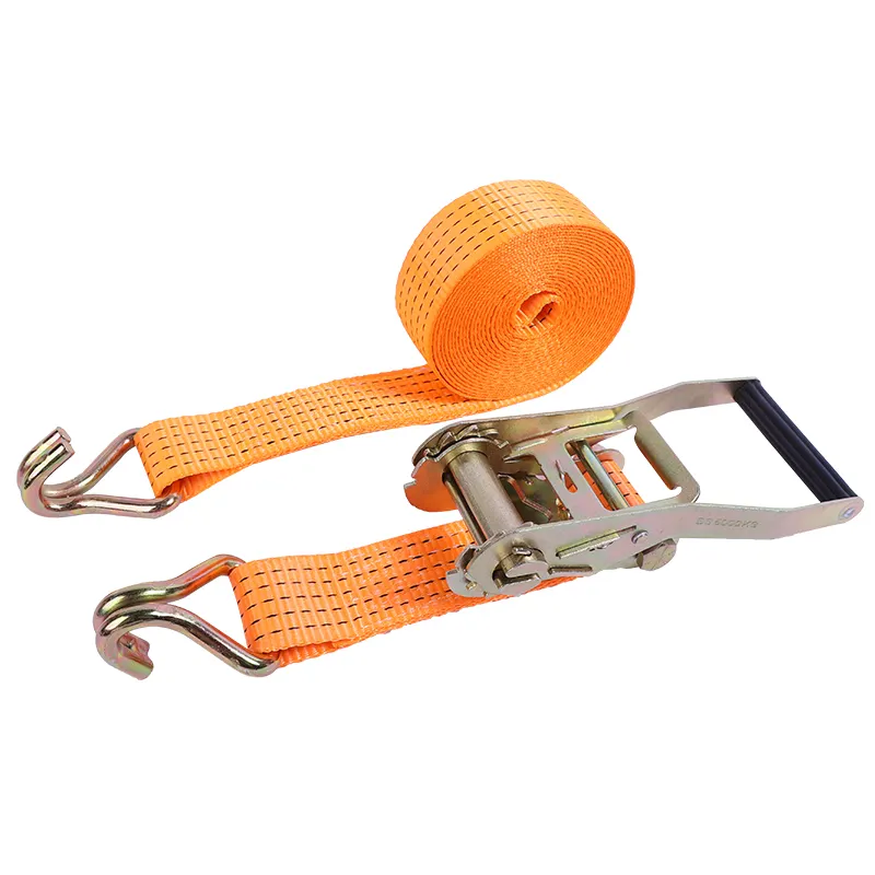 Hot sale 2 inch 5 ton ratchet tie down ratchet lashing strap cargo transport belt ratchet straps heavy duty cargo belt