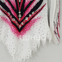 LIUHUO Justaucorps de gymnastique rythmique pour filles grande taille vêtements de danse exotique Enfants Performance Robe de danse pour femmes Costumes personnalisés