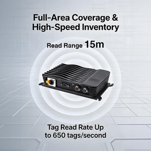 UHF <span class=keywords><strong>RFID</strong></span> считыватель Android 10 4 антенны дальность 15м 650 теговсек 4G WiFi - Product Image 2