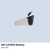 Batterie au lithium pour vélo électrique étanche 36V15AH LiFePO4 avec une durée de vie de 500 cycles et une température de fonctionnement de 0 à 50°C