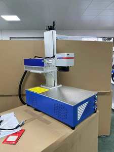 Machine de marquage laser fibre CNC 3D haute qualité 5W 10W 15W pour verre, PVC, PE, métal, silicone, compatible DXF PLT - Product Image 2