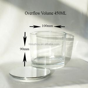 Luxury <strong>Glass</strong> <strong>Candle</strong> Container <strong>Holders</strong> Empty <strong>Glass</strong> <strong>Candle</strong> Jars With Lids <strong>Candle</strong> Jars - Product Image 5