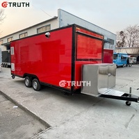 Camions de vente mobiles personnalisés Truth, camions de restauration rapide, fourgons, remorques alimentaires pour pizza et barbecue de rue à vendre en Allemagne