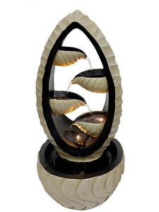 Fontana a Cascata LED a Forma di Uovo con Cornice Cava e Petali a Strati, Decorativa <span class=keywords><strong>per</strong></span> Interni ed Esterni - Product Image 3