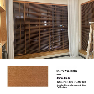 Жалюзи венецианские электрические Meiernai на заказ, 2 дюйма, белые, для окон, встроенные, для домашнего декора, с ручным управлением, с ламелями - Product Image 5