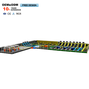 Parque de Trampolines Comercial de Alta Calidad para Adultos, Venta Directa de Fábrica, Trampolines de Plástico para Saltar - Product Image 3