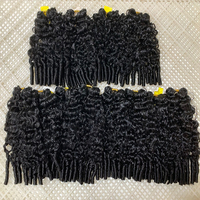 Extensions de cheveux humains pré-séparées ondulées et bouclées Factory Miracle Knots pour crochet, vente en gros