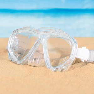 Masque de plongée à double lentille, verre trempé de 4,0 mm, silicone, plongée en mer pour adultes - Product Image 1