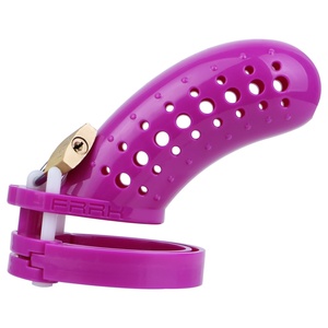 Jaula de Castidad Masculina para Adultos, Anillo para Pene de Resina, Anillos para Pene, Bloqueo Uretral Erótico, Juguetes Sexuales BDSM para Hombres - Product Image 5