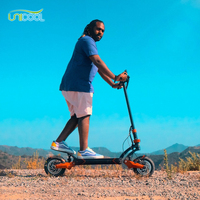 Unicool Scoooter/ Électrique 0 10x Double moteur 60v 2400w Adultes Puissant Rapide Tout-terrain Scotter/ Electrico