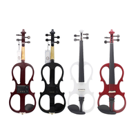Factory Price High Quality Electric Violin String Instruments Professional Maple Head Spruce Panel Playing Violin OEM VL021806