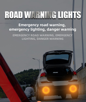 Forte LED feu de circulation routière Mega Flare voiture d'urgence stroboscope clignotant lampe d'avertissement jaune PC matériel pour une utilisation routière