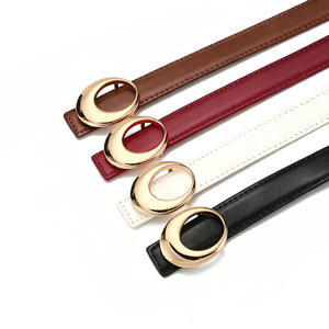 Cinturón Y2K para Mujer, Estilo Retro, Decorativo, con Hebilla Ovalada, <span class=keywords><strong>de</strong></span> Gamuza Esmerilada, Suave, Combinable con Todo, <span class=keywords><strong>de</strong></span> Cuero PU Rojo Mate - Product Image 4