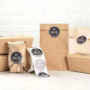 Custom Bakery Brand Logo Circle <b>Packaging</b> Sticker Printing Self Adhesive Vinyl Waterproof Food Round Sealing <b>Label</b> Sticker Roll - Product Image 4